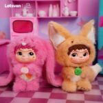 Wakuku Fox Rabbit Mischief Diary Series Trendy Blind Box Plush Keychain - Image 3